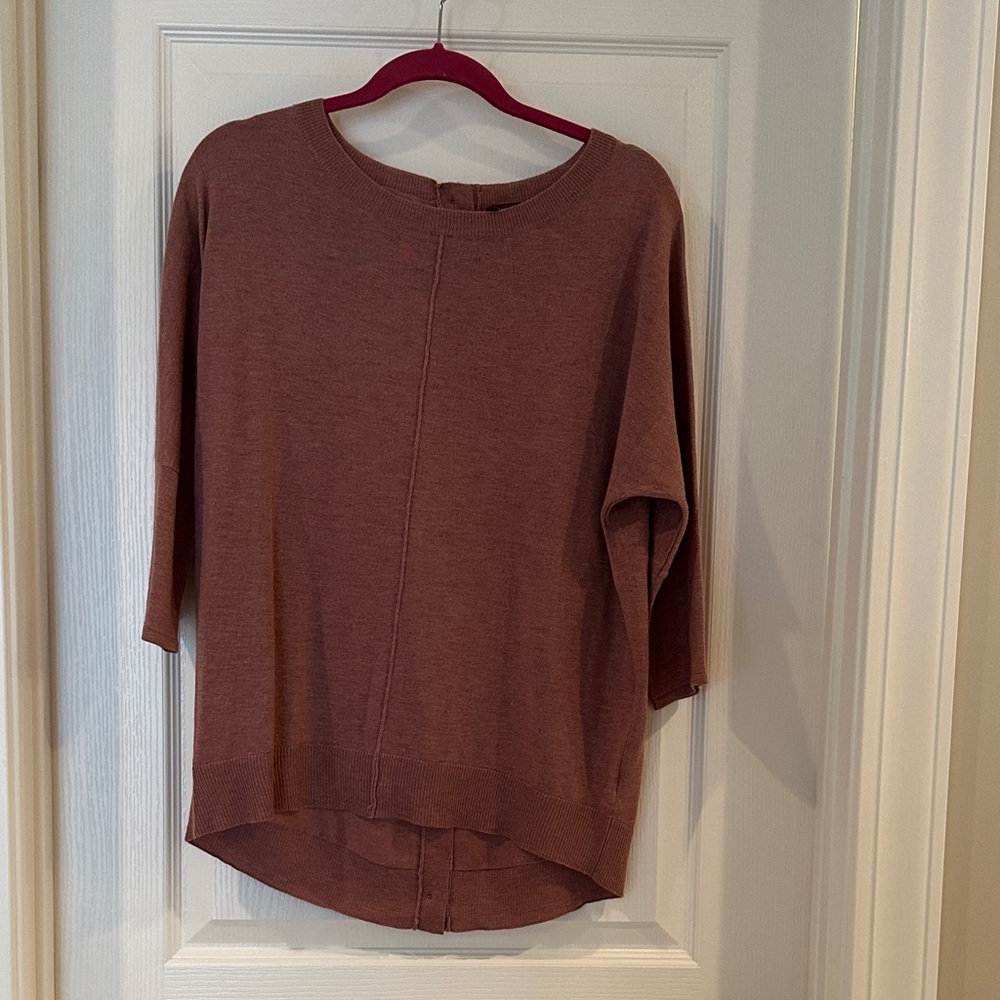 Kerisma Women's Scoop Neck Sweater in Warm Brown